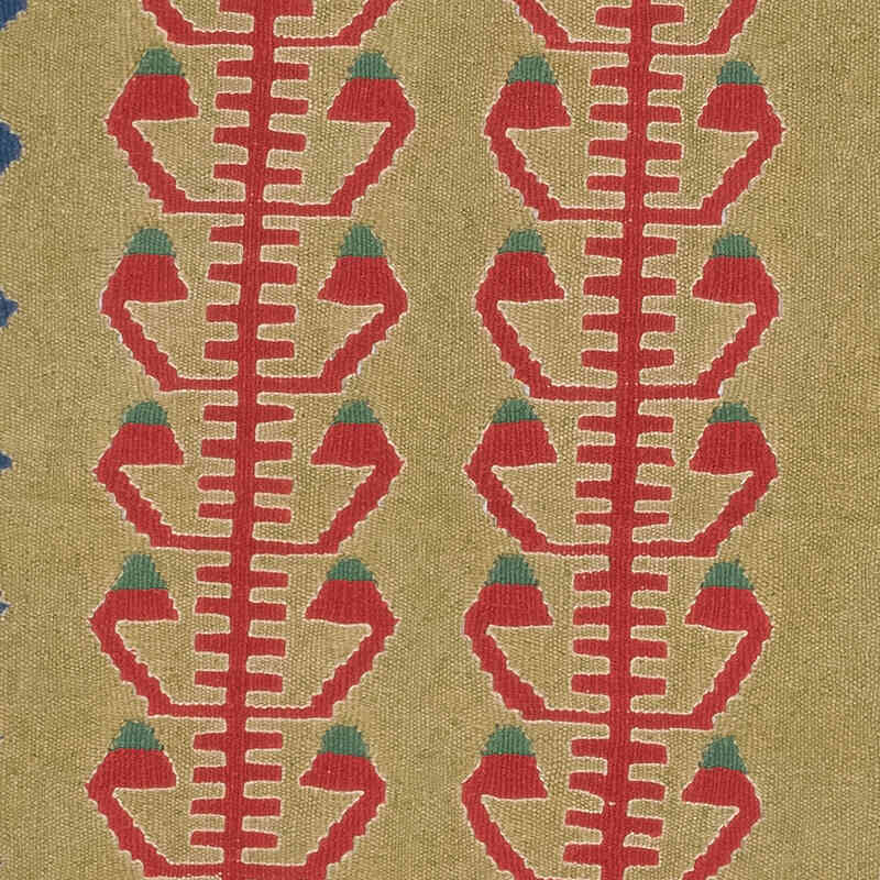 Nueva Alfombra Turca Kilim - 120 cm x 177 cm - K0080423