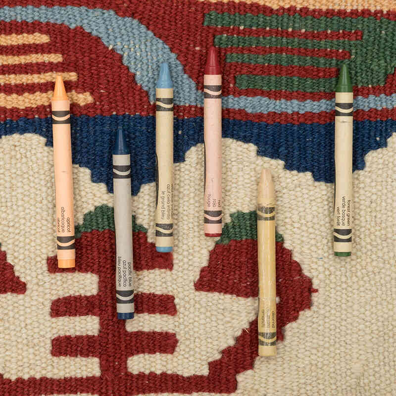 Nueva Alfombra Turca Kilim - 120 cm x 177 cm - K0080423