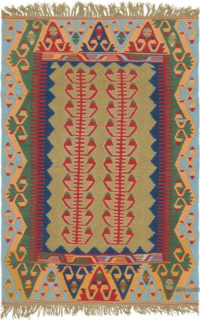 Yeni Kök Boya El Dokuma Kilim - 120 cm x 177 cm