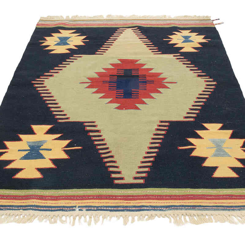 Yeni Kök Boya El Dokuma Kilim - 120 cm x 164 cm - K0080425