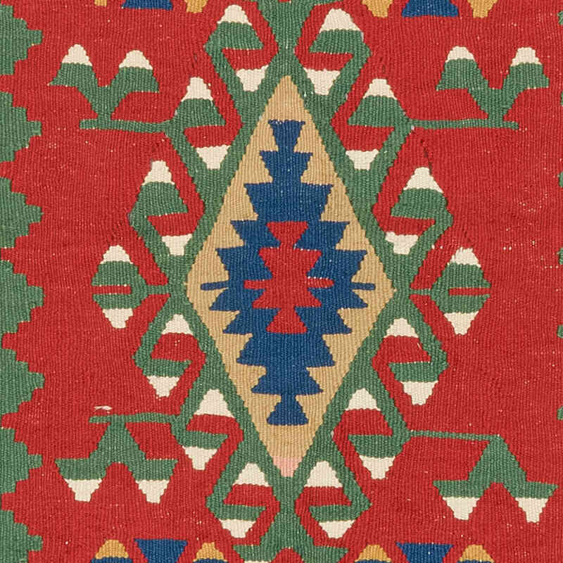 New Handwoven Turkish Kilim Rug - 3' 11" x 5' 7" (47" x 67") - K0080428
