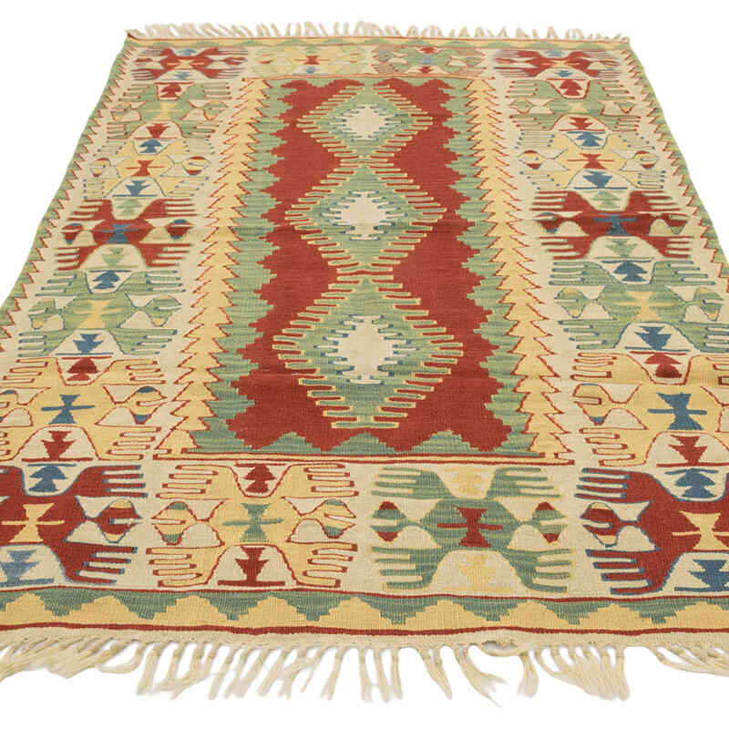 Nueva Alfombra Turca Kilim - 122 cm x 180 cm - K0080429