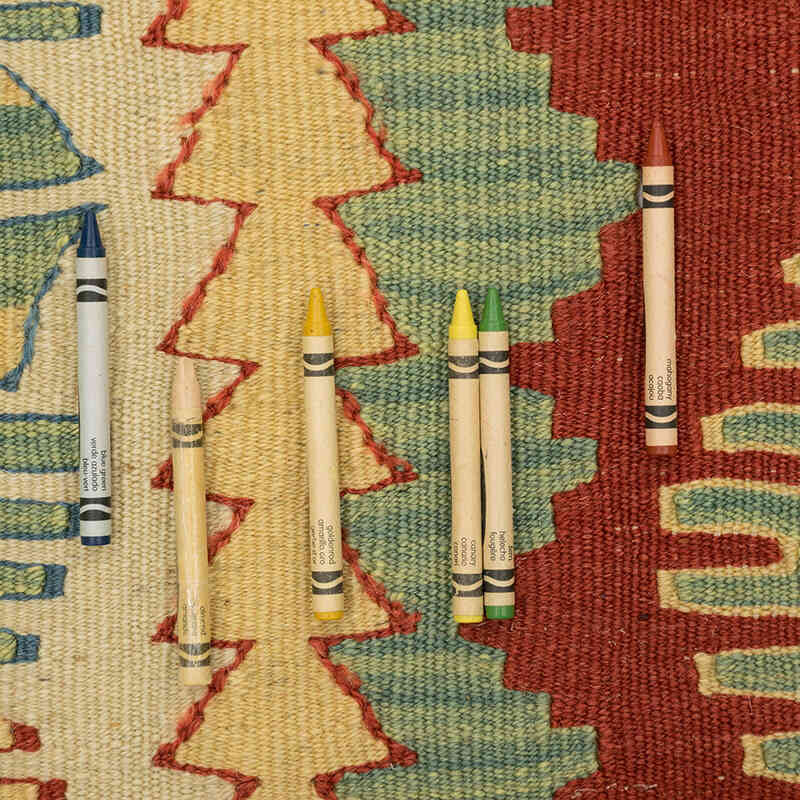 Nueva Alfombra Turca Kilim - 122 cm x 180 cm - K0080429