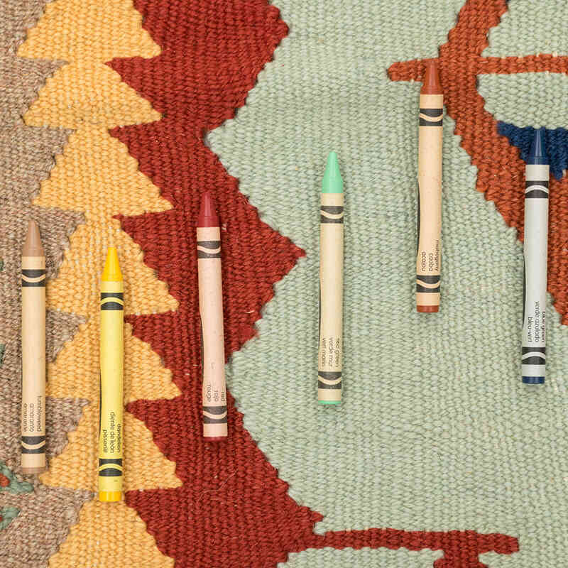 Nueva Alfombra Turca Kilim - 121 cm x 171 cm - K0080430
