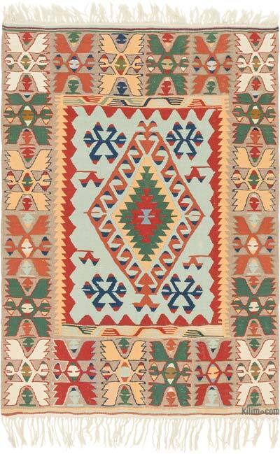 Yeni Kök Boya El Dokuma Kilim - 121 cm x 171 cm