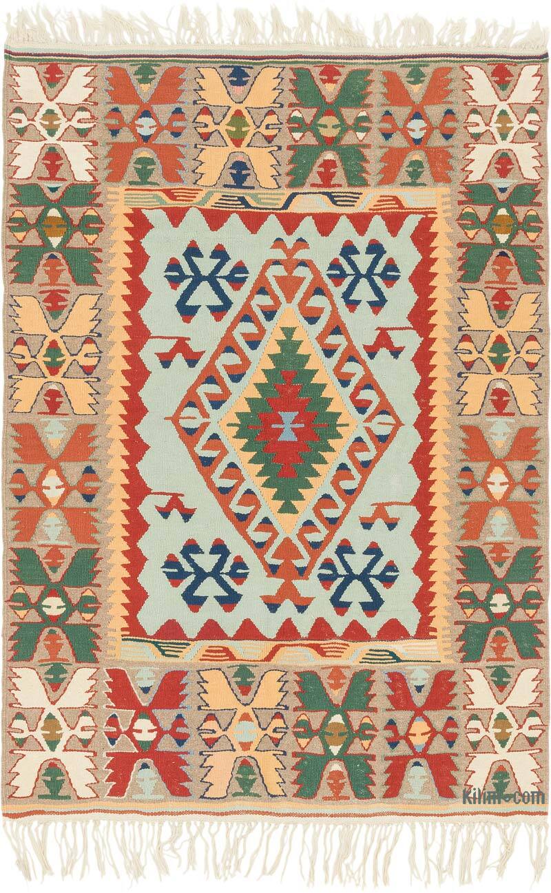 Nueva Alfombra Turca Kilim - 121 cm x 171 cm - K0080430