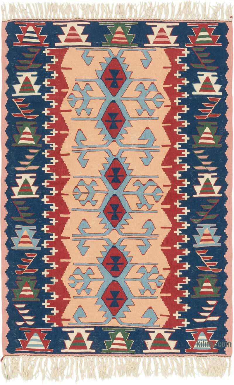 Yeni Kök Boya El Dokuma Kilim - 114 cm x 166 cm - K0080431