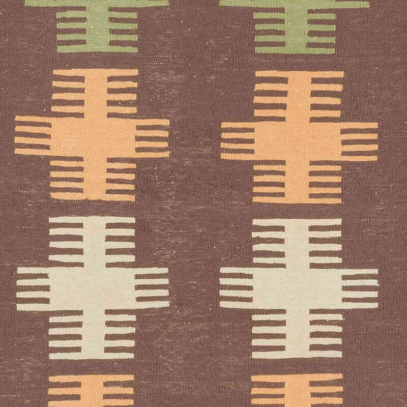 New Handwoven Turkish Kilim Rug - 4'  x 5' 11" (48" x 71") - K0080432