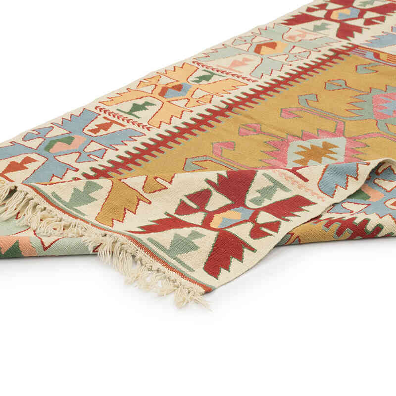 Yeni Kök Boya El Dokuma Kilim - 113 cm x 180 cm - K0080434