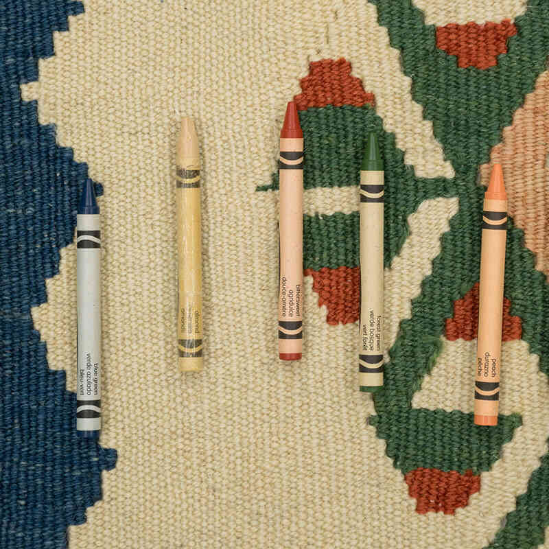 Yeni Kök Boya El Dokuma Kilim - 120 cm x 216 cm - K0080436
