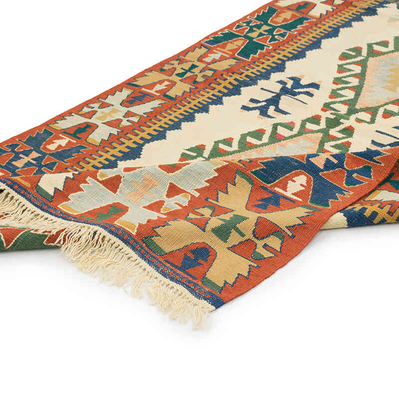 Yeni Kök Boya El Dokuma Kilim - 120 cm x 216 cm - K0080436