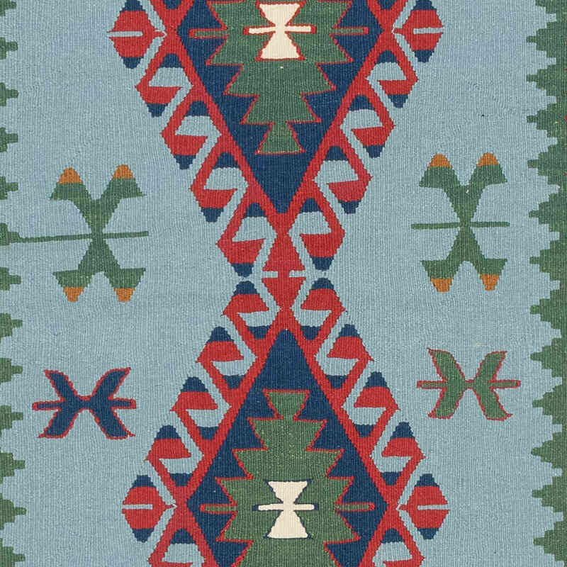 Yeni Kök Boya El Dokuma Kilim - 126 cm x 180 cm - K0080437
