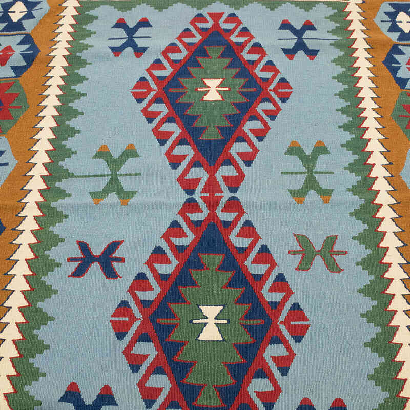 Yeni Kök Boya El Dokuma Kilim - 126 cm x 180 cm - K0080437