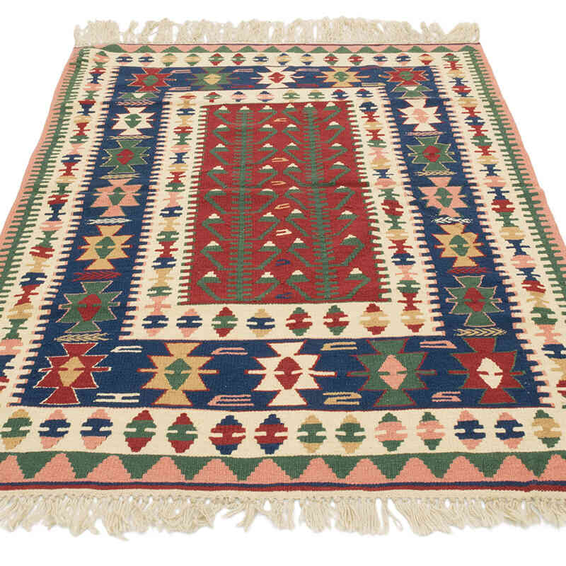 Yeni Kök Boya El Dokuma Kilim - 121 cm x 168 cm - K0080438