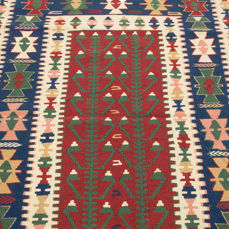 Yeni Kök Boya El Dokuma Kilim - 121 cm x 168 cm - K0080438