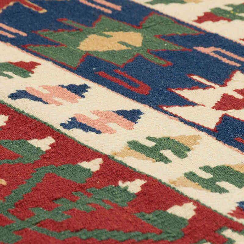 Yeni Kök Boya El Dokuma Kilim - 121 cm x 168 cm - K0080438