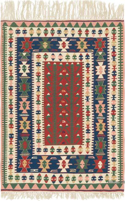 Yeni Kök Boya El Dokuma Kilim - 121 cm x 168 cm