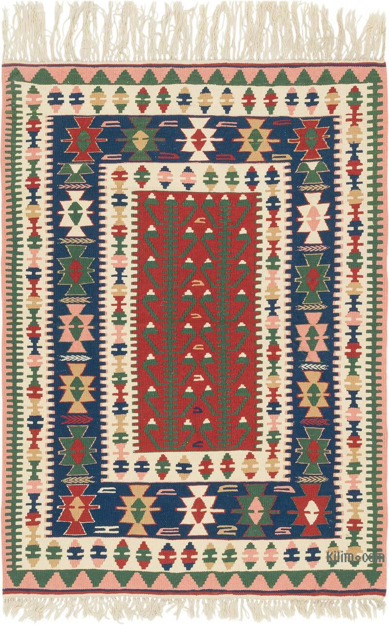 Yeni Kök Boya El Dokuma Kilim - 121 cm x 168 cm - K0080438