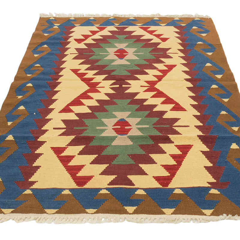 Nueva Alfombra Turca Kilim - 115 cm x 170 cm - K0080439
