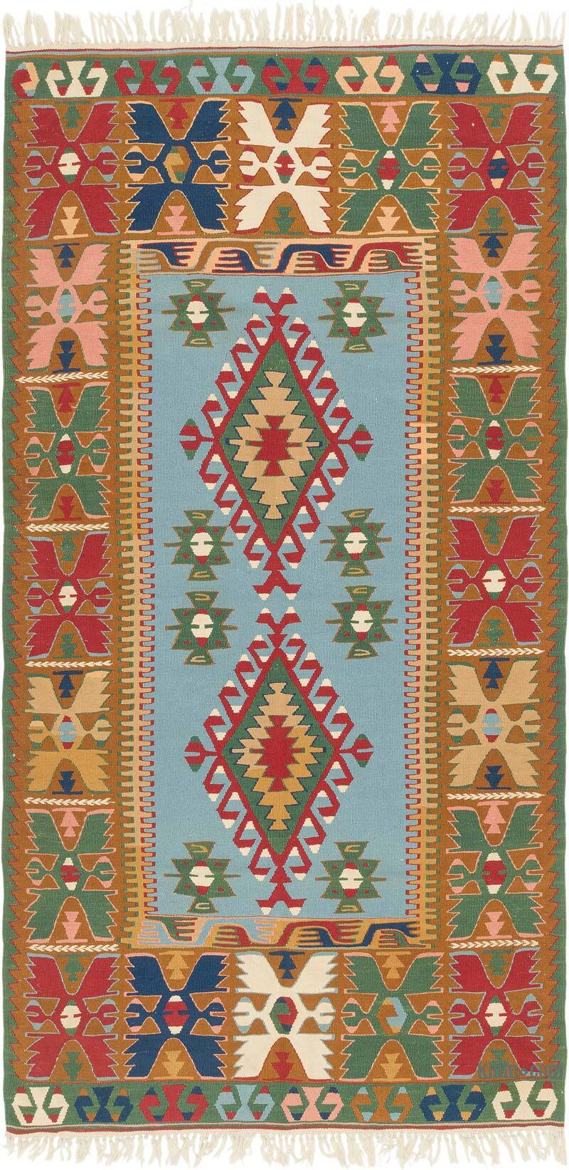 Yeni Kök Boya El Dokuma Kilim - 130 cm x 250 cm - K0080440
