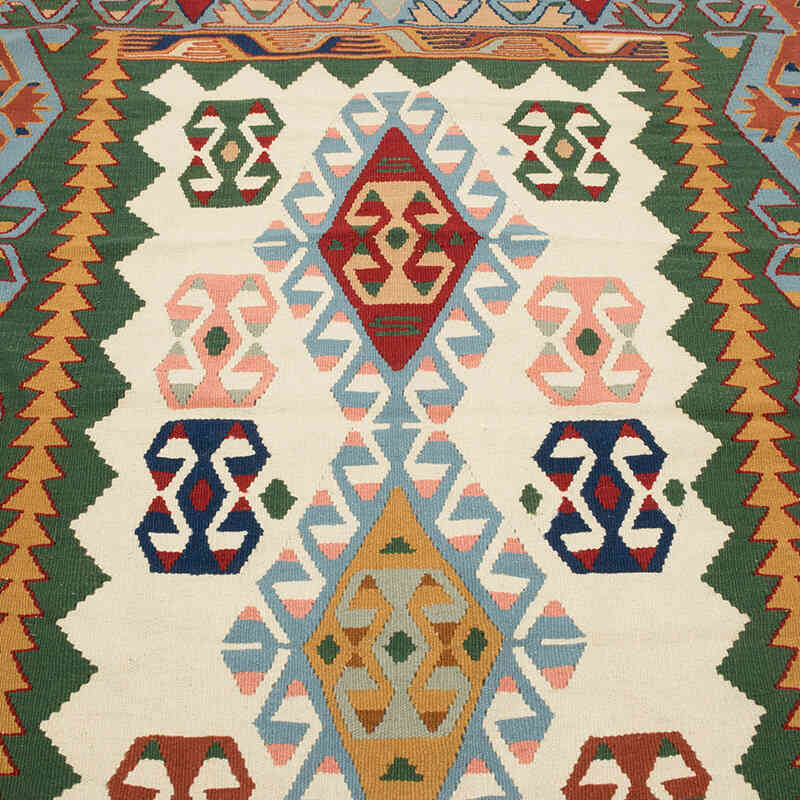 Yeni Kök Boya El Dokuma Kilim - 127 cm x 180 cm - K0080441