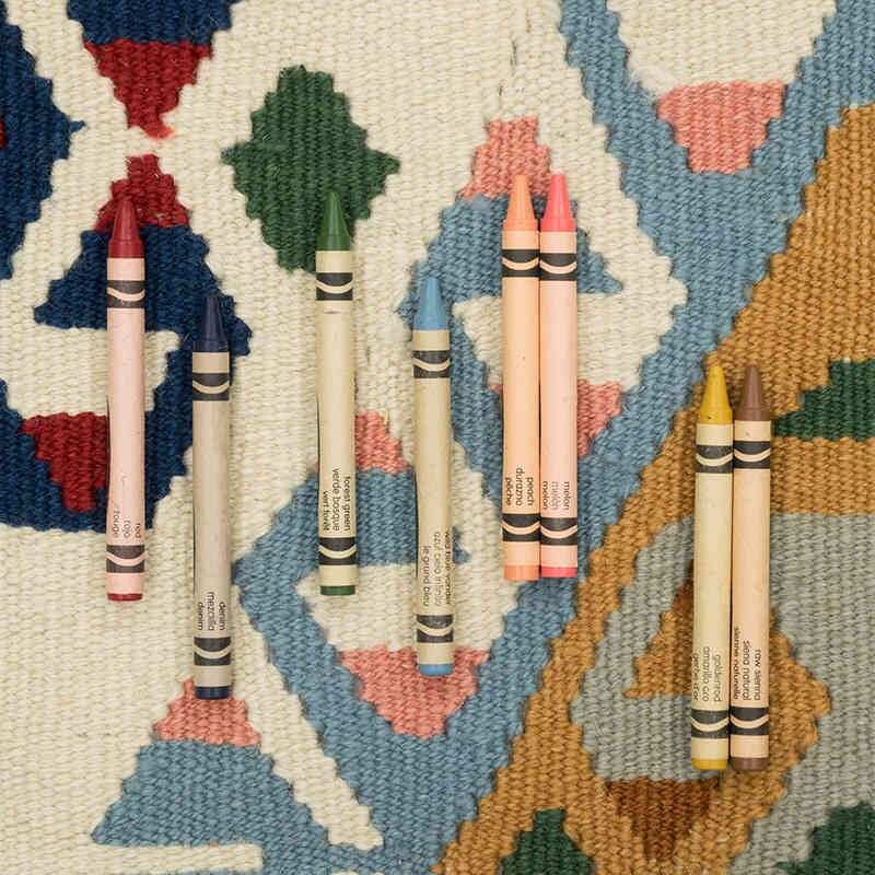Yeni Kök Boya El Dokuma Kilim - 127 cm x 180 cm - K0080441