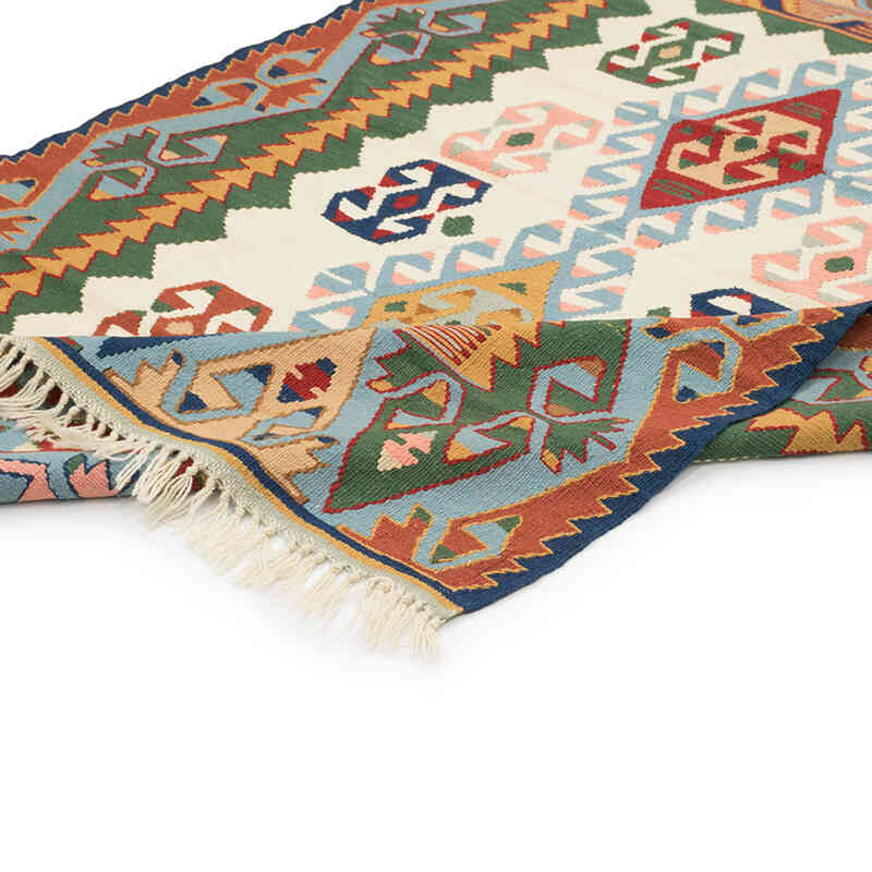 Yeni Kök Boya El Dokuma Kilim - 127 cm x 180 cm - K0080441