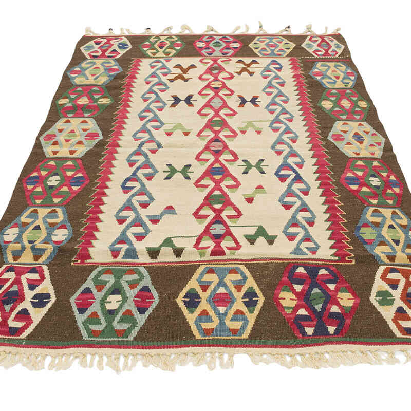 Nueva Alfombra Turca Kilim - 120 cm x 187 cm - K0080442