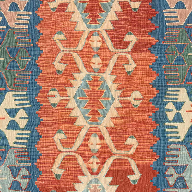 New Handwoven Turkish Kilim Rug - 3' 10" x 6' 5" (46" x 77") - K0080445
