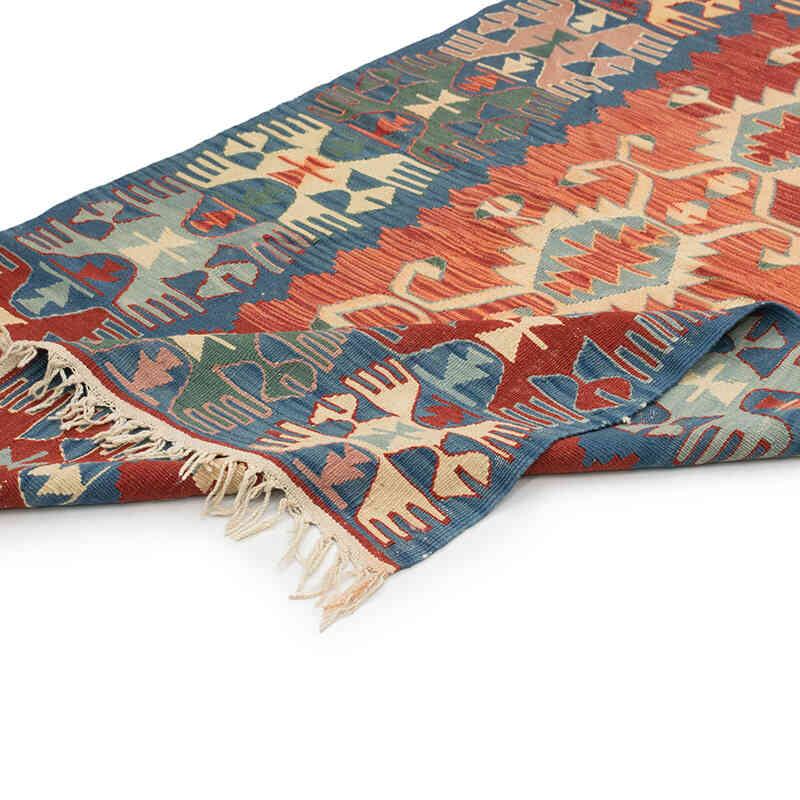 New Handwoven Turkish Kilim Rug - 3' 10" x 6' 5" (46" x 77") - K0080445