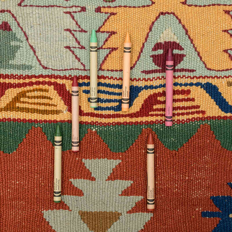 Nueva Alfombra Turca Kilim - 121 cm x 166 cm - K0080446