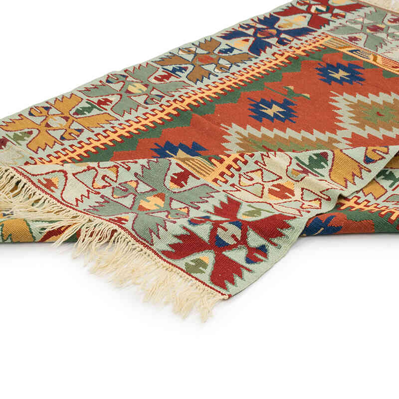 Nueva Alfombra Turca Kilim - 121 cm x 166 cm - K0080446