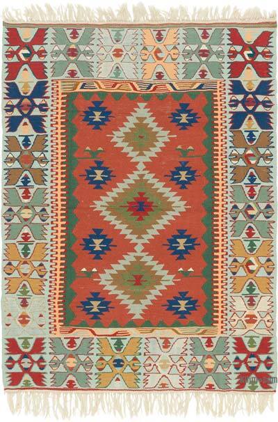 Yeni Kök Boya El Dokuma Kilim - 121 cm x 166 cm