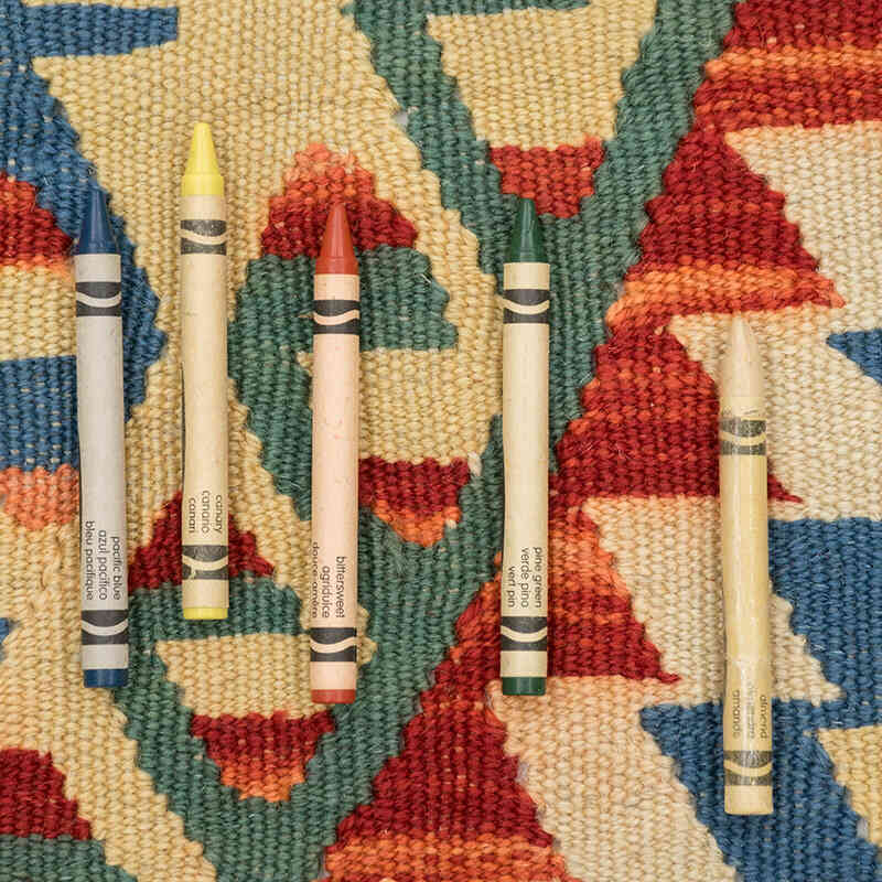 New Handwoven Turkish Kilim Rug - 4'  x 5' 6" (48" x 66") - K0080447