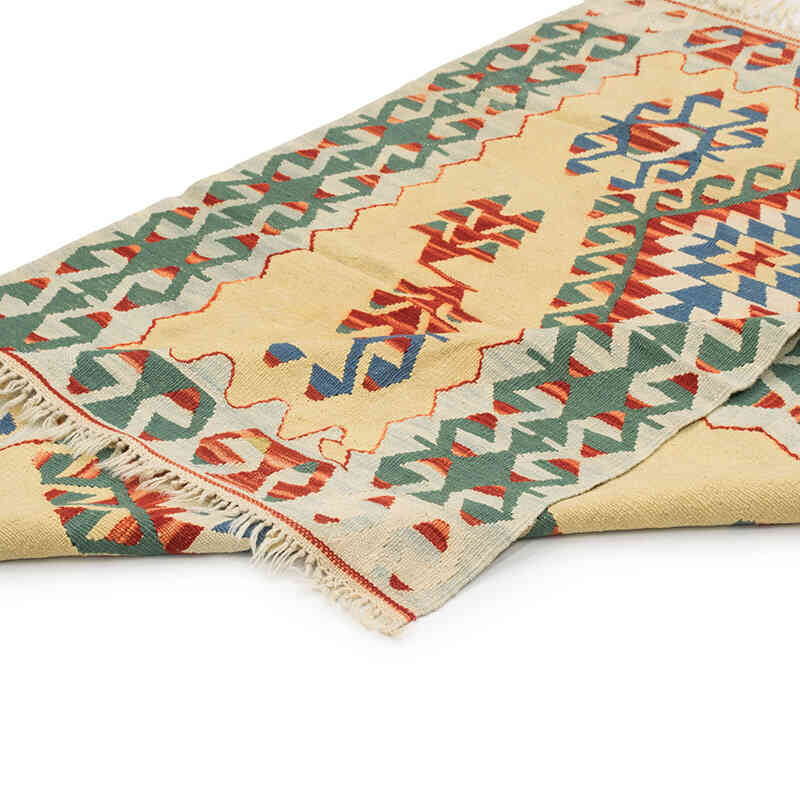 New Handwoven Turkish Kilim Rug - 4'  x 5' 6" (48" x 66") - K0080447