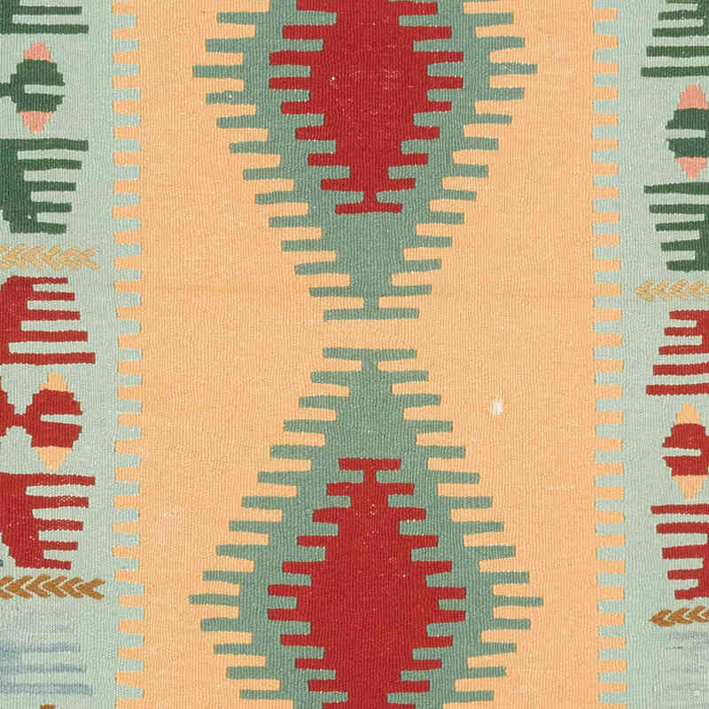 New Handwoven Turkish Kilim Rug - 3' 8" x 5' 6" (44" x 66") - K0080448