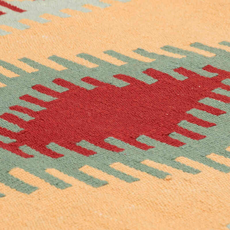 New Handwoven Turkish Kilim Rug - 3' 8" x 5' 6" (44" x 66") - K0080448