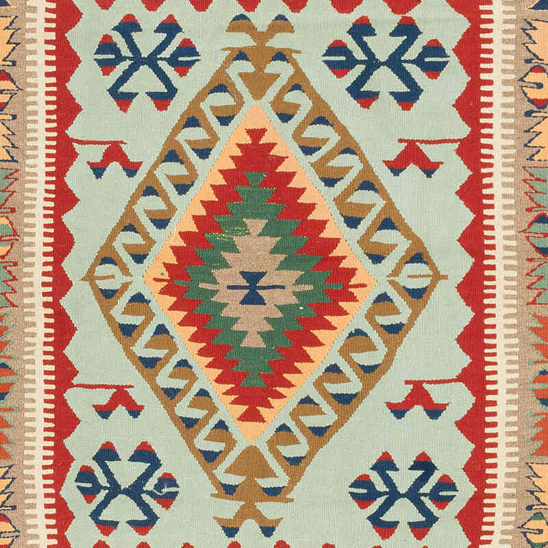New Handwoven Turkish Kilim Rug - 4' 2" x 5' 8" (50" x 68") - K0080449