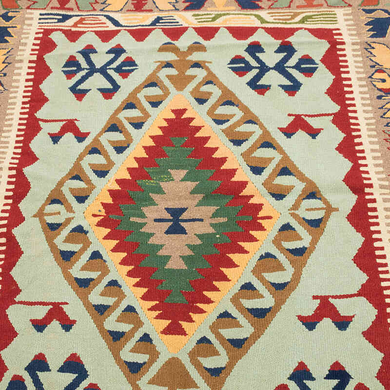 New Handwoven Turkish Kilim Rug - 4' 2" x 5' 8" (50" x 68") - K0080449