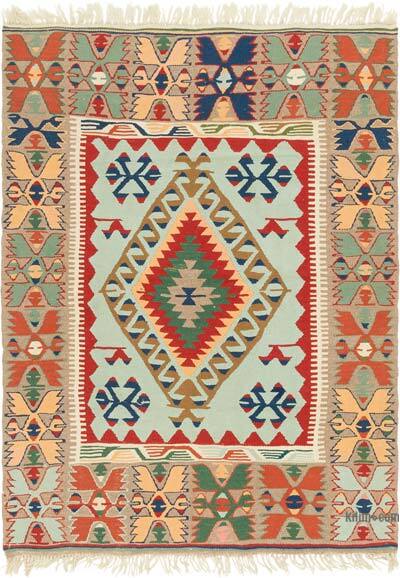 Yeni Kök Boya El Dokuma Kilim - 128 cm x 172 cm