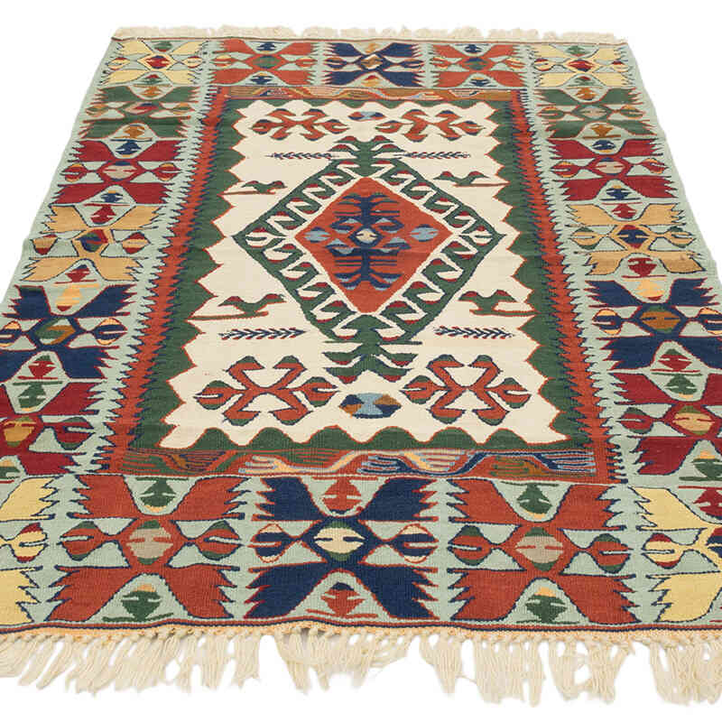 Yeni Kök Boya El Dokuma Kilim - 115 cm x 168 cm - K0080451