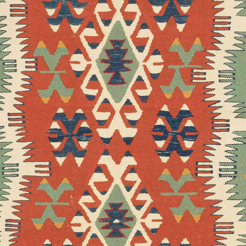 Yeni Kök Boya El Dokuma Kilim - 110 cm x 175 cm - K0080453
