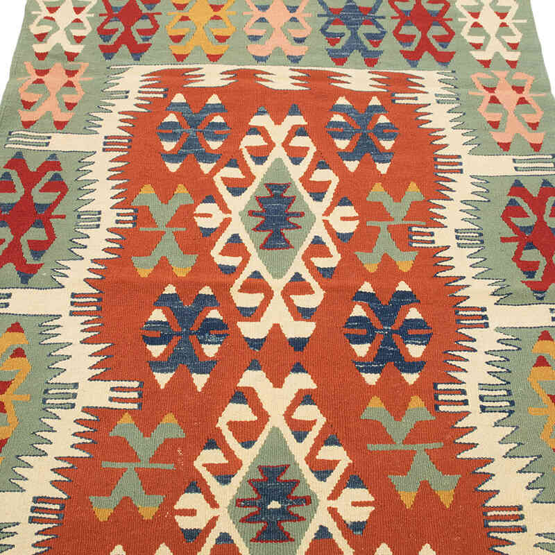 Yeni Kök Boya El Dokuma Kilim - 110 cm x 175 cm - K0080453