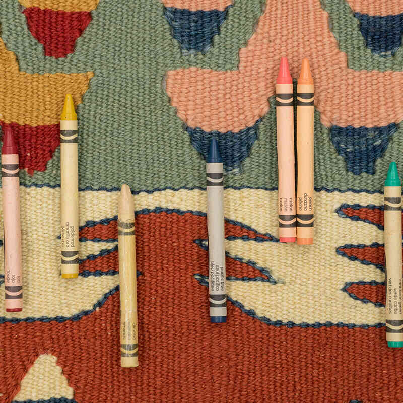 Yeni Kök Boya El Dokuma Kilim - 110 cm x 175 cm - K0080453