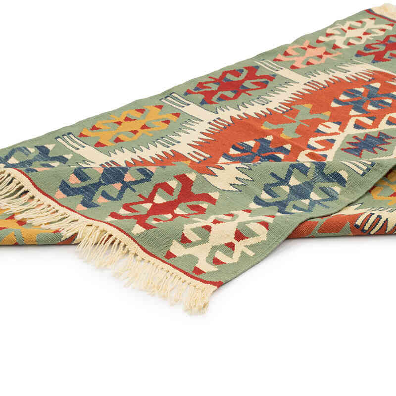Yeni Kök Boya El Dokuma Kilim - 110 cm x 175 cm - K0080453