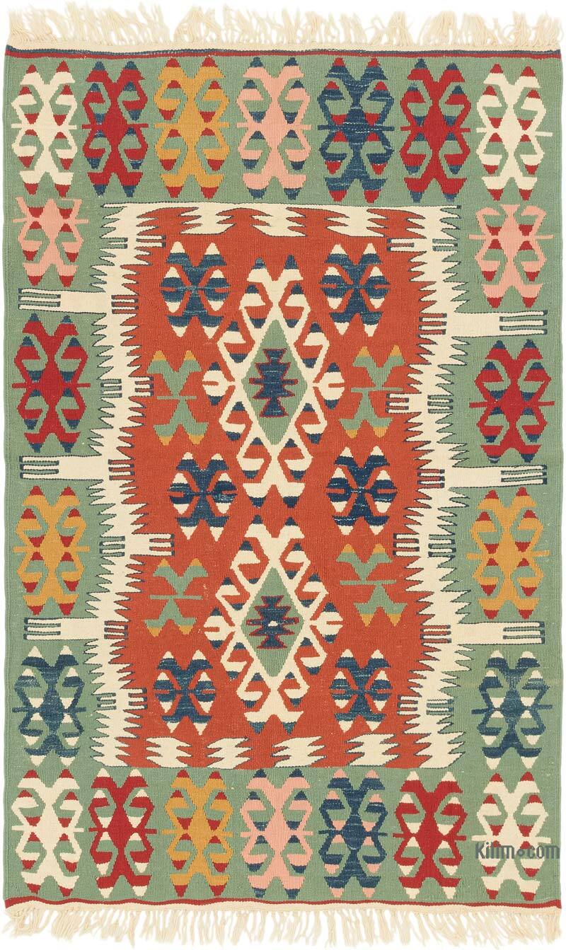 Yeni Kök Boya El Dokuma Kilim - 110 cm x 175 cm - K0080453