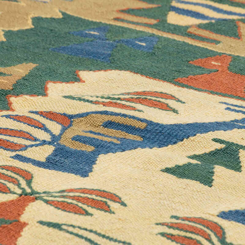 Yeni Kök Boya El Dokuma Kilim - 111 cm x 164 cm - K0080456