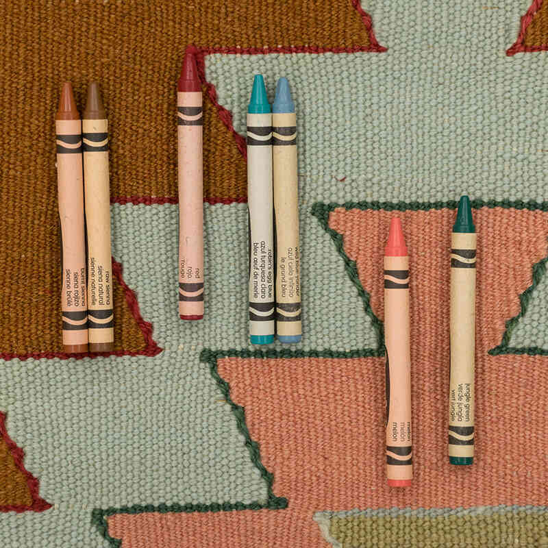 Nueva Alfombra Turca Kilim - 119 cm x 174 cm - K0080457