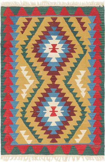 Nueva Alfombra Turca Kilim - 114 cm x 166 cm