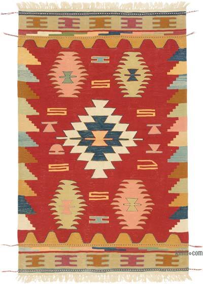 Yeni Kök Boya El Dokuma Kilim - 117 cm x 180 cm
